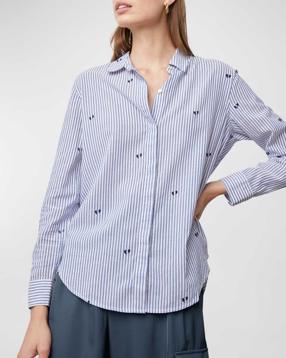 Broken Hearts Taylor Button-Front Shirt
